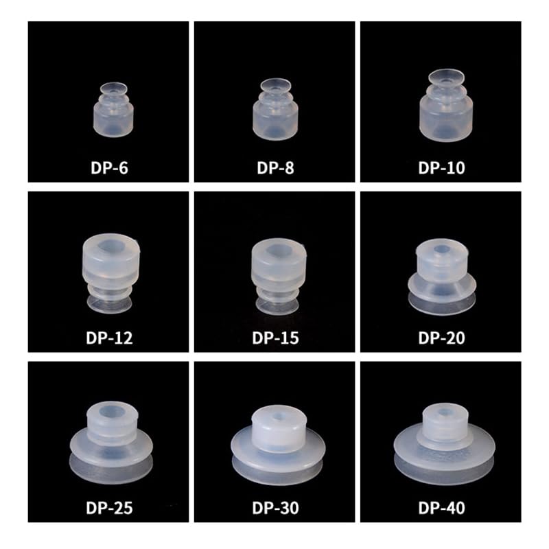 Ventosa de vacío industrial DP-20mm de silicona para sistemas neumáticos 2