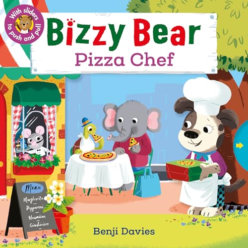 Image of Bizzy Bear: Pizza Chef: (Interactive Board Book for Toddlers - With Sturdy Tabs and Slides to Push and Pull)