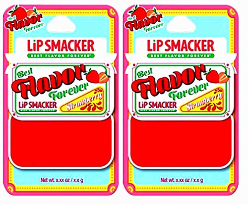 Lip Smackers Vintage Slider Lip Balm, Strawberry, 0.63 oz / 18 g (2 Pack)