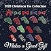 John William Clothing Christmas Ties For Men: Festive Conversational Mens Ties: Holiday Neck Ties For Men - Tree & Star