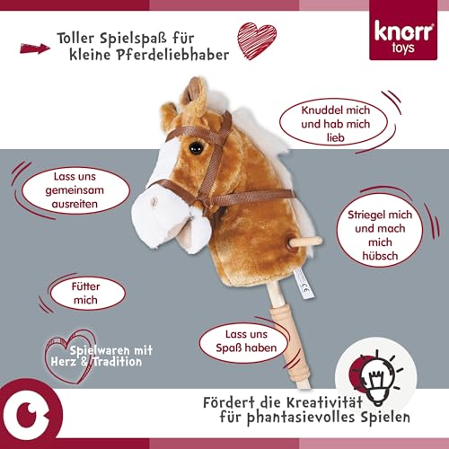Knorrtoys 40102 - Steckenpferd "Blacky", Schwarz, 45 cm – Ansicht 2