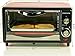 Ovente Countertop 4 Slice Capacity Convection Toaster Oven with Stainless Steel Portable Baking Pan & Crumb Tray, Compact Easy Clean 800 Watt Pizza Maker with 3 Cooking Mode and Timer, Pink TO5810P