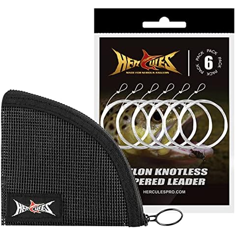 HERCULES 9FT 6X Fly Fishing Leaders Cover