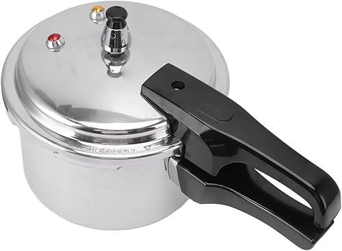 Miniatura 1 de Tyenaza Olla a presión de acero inoxidable de 3 litros, compatible con inducción, estufa de gas, cocción instantánea