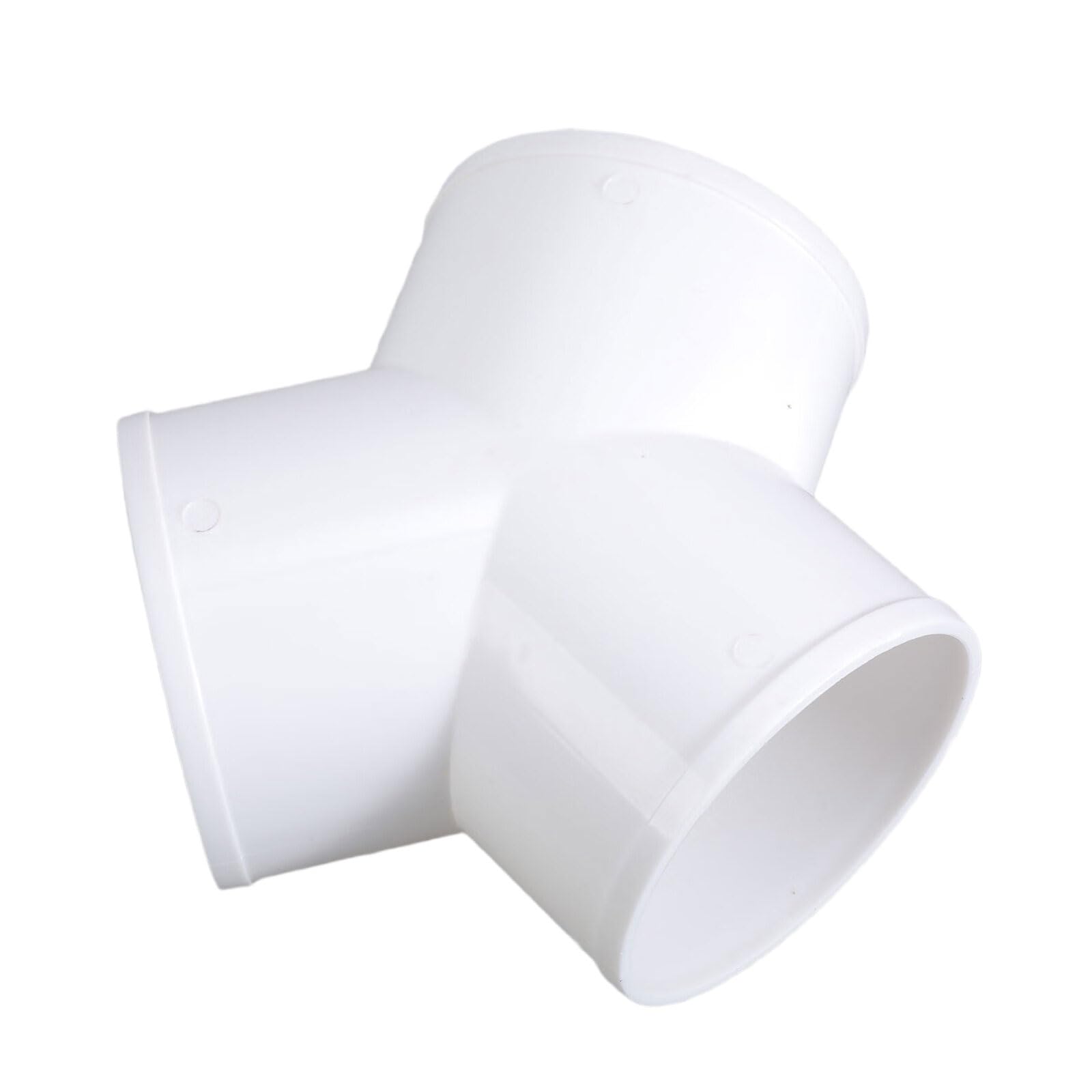 Newft 100Mm Y Shape Air Ventilation Exhaust Duct Connector Joint Coupler 3 Ways Splitters Pvc Exhaust Pipe Portable Fittings Quick Ventilation Tube Joint Coupler