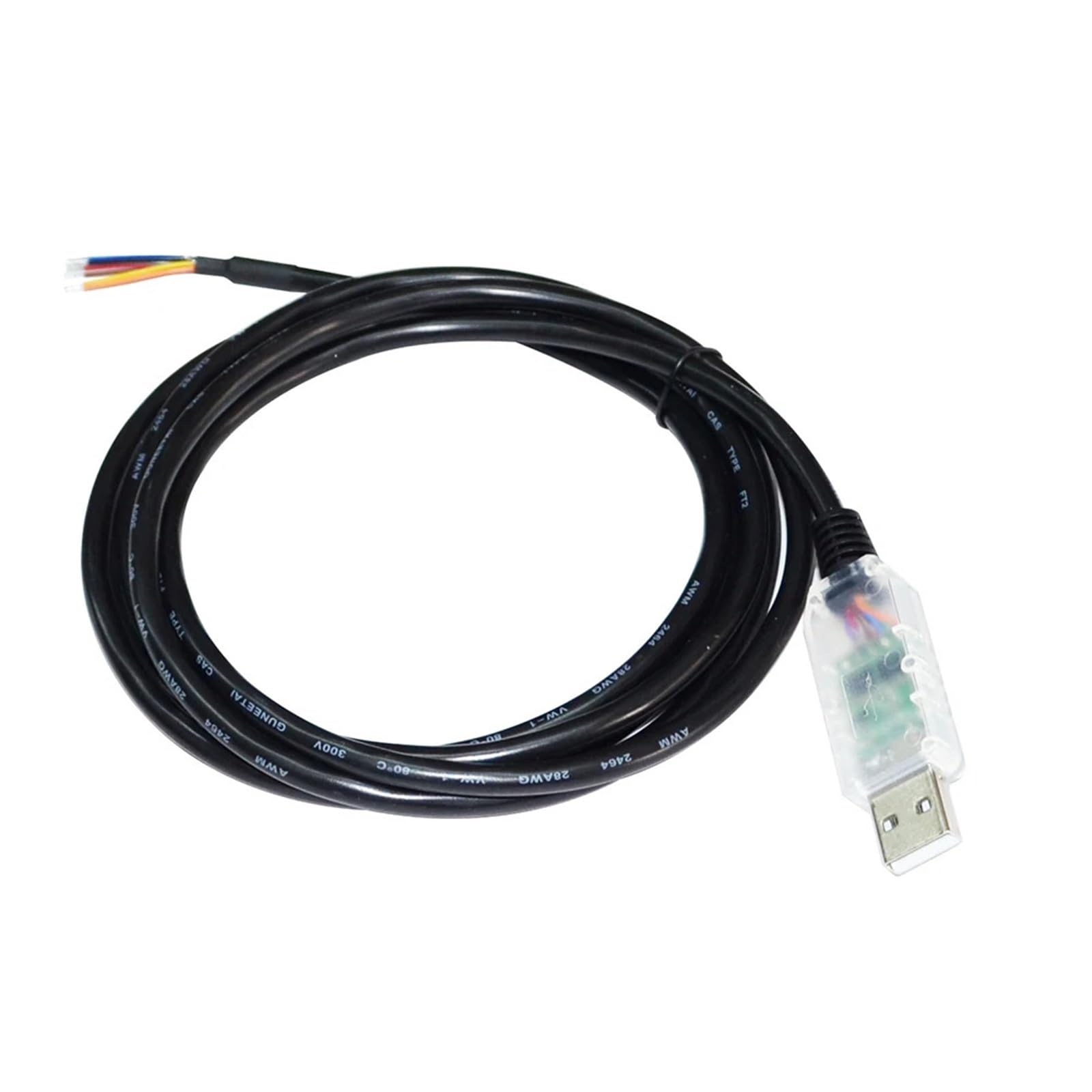 Cavo INTERFACCIA SERIALE con Chip FT232RL da USB A RS422 Full Duplex A 9 Core E 9 Pin con TERMINALE We Wire Compatibile con USB-RS422-WE-1800-BT(5 Metre,5 Core)