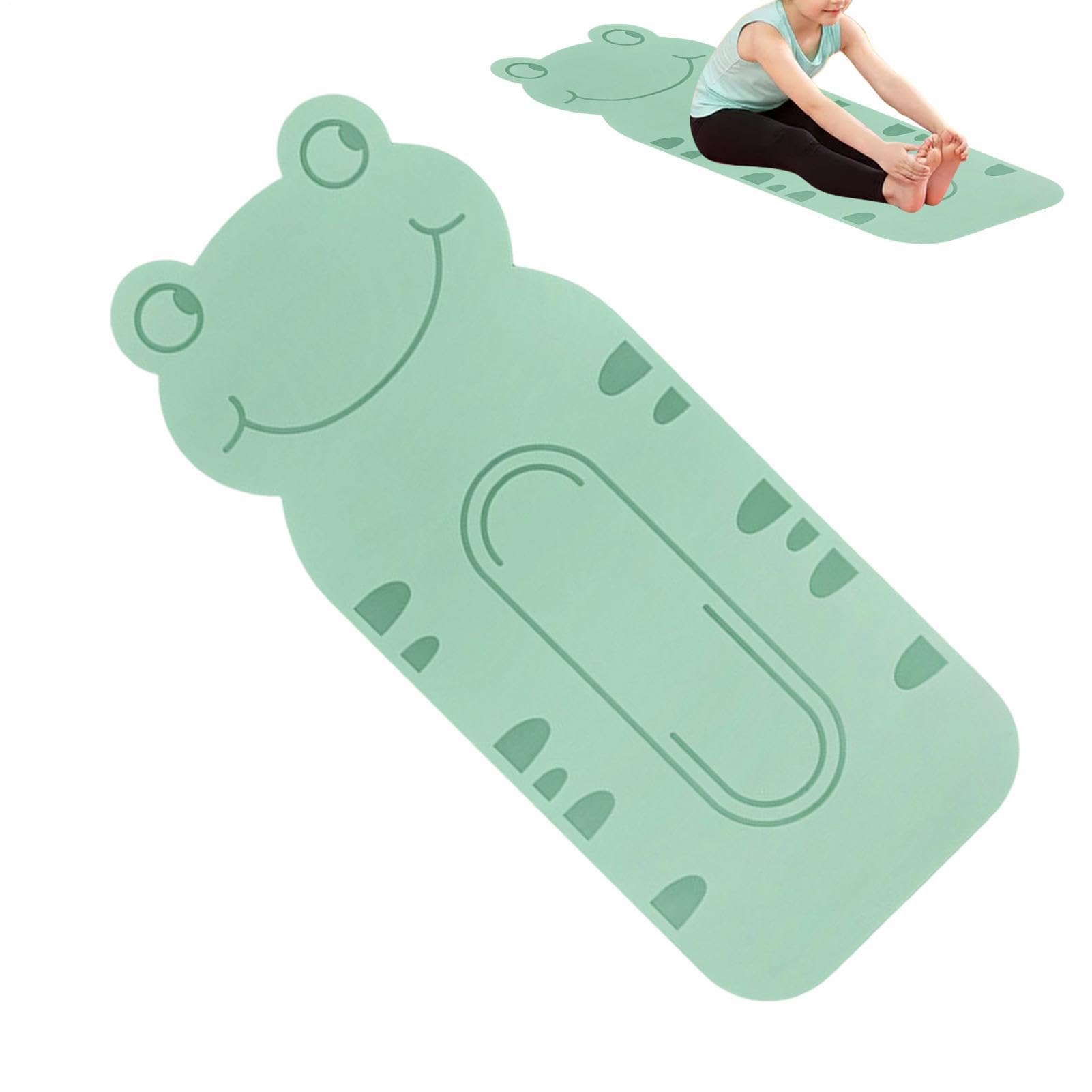 Bonita esterilla de yoga | Almohadilla de pilates con patrón de animales de dibujos animados | Tapete de yoga absorbente de sonido | para fitness, dormitorio, estudio, sala de estar, oficina, gimnasio