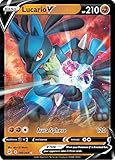  Pokemon Lucario V 146/264 Fusion Strike - Juego de cartas (en inglés)