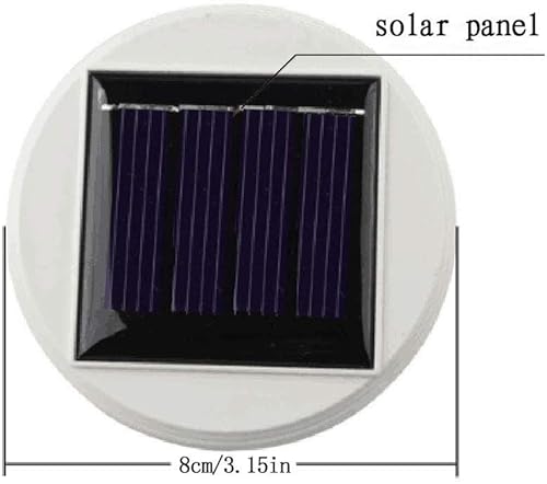 Miniatura 5 de Luces LED de mosaico de vidrio que cambian de color, luces de jardín con energía solar, luces solares recargables, luces de noche solares