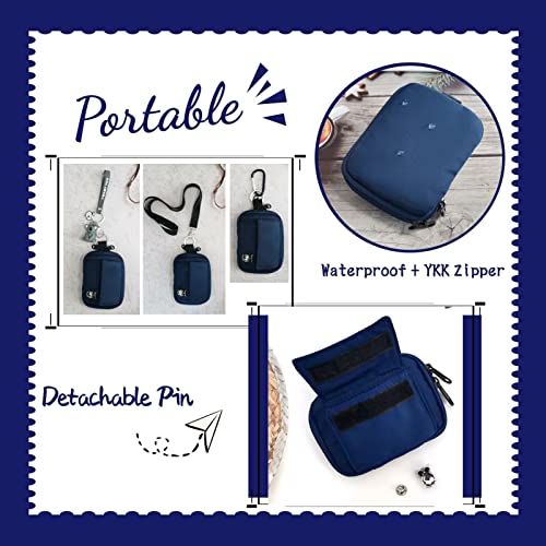 Edc Coin Pouch For Men With Koala Keychain Hooks Waterproof Nylon Zipper Wallet With Velcro Pocket Owl Pin For Boy #TOP5