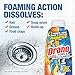 Drano Dual-Force Foamer Drain Clog Remover and Cleaner for Shower or Sink Drains, Unclogs and Removes Sources of Odor, 17 Fl Oz