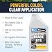 Outdoor Water Solutions Lake and Pond Dye | Easy to Apply | Provides Shade for Fish and Plants (Black Liquid Quart)