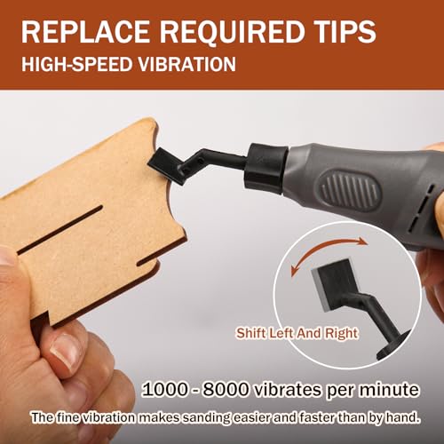 Cordless Pen Sander with LED Light