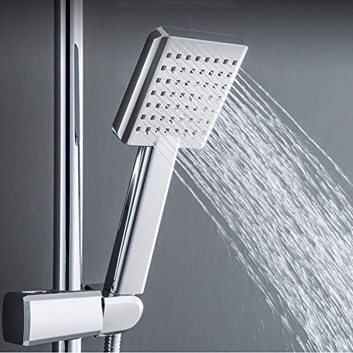 Ensemble de douche en cuivre fin dissimulé pour une salle de bain chic