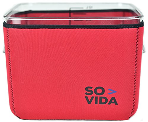 So-Vida Sous Vide Container Sleeve Compatible For The Rubbermaid 12 Quart Container (Red Version) #TOP6