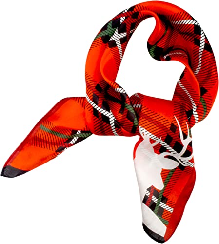 VIVIAN & VINCENT Pure Mulberry Silk Scarf for women Square Neck Scarfs 21