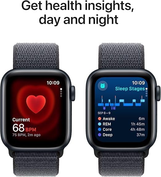 Amazon.com: Apple Watch SE (2nd Gen) (GPS, 40mm) - Midnight