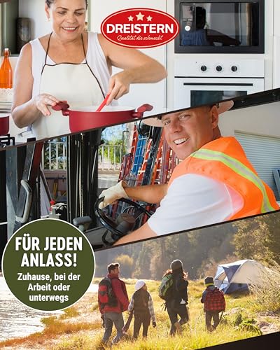 DREISTERN Würzfleisch 400g I Mit Hähnchen- & Schweinefleisch I Herzhaftes Fertiggericht in recyclebarer Konservendose I Lange Haltbarkeit dank natürlicher Konservierung I Hausmacher Qualität