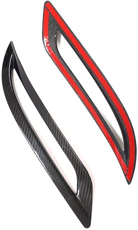 Carbon Fiber Rear Bumper Reflector Cover Trims for Tesla Model 3 Sedan 2016-2022