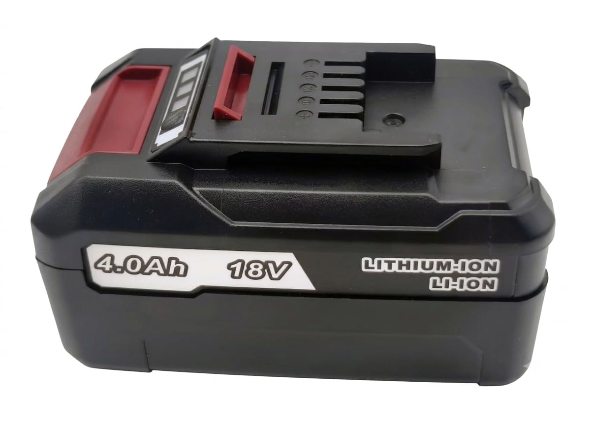 2 batterie EH1840 18 V 4,0 Ah agli ioni di litio compatibili con utensili a batteria Einhell serie Power X-Change da 18 V, 72 Wh ad alta capacità con indicatore LED a 3 livelli, sostituisce 4512042