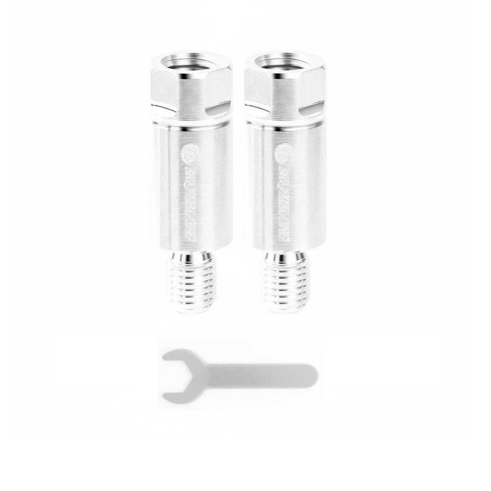 CALANDIS Mirror Heightening Screw Wider Field of View Resistant Vehicle Hardware for Electric Cycle Riders Silver 10M 35MM-image-47