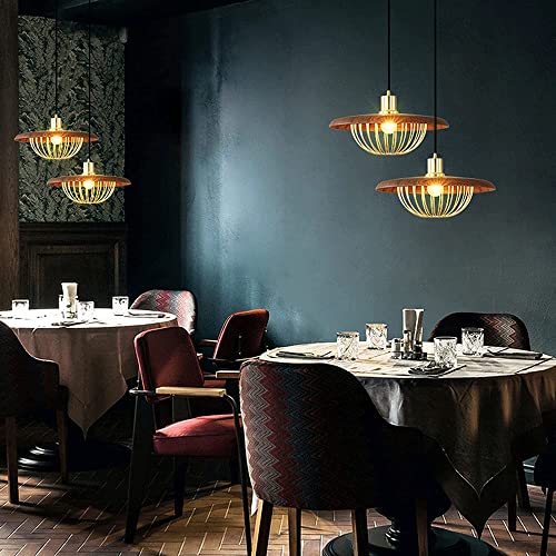 Suspension E27 design rétro pour éclairage de table de restaurant