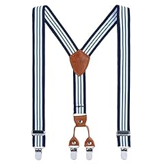 Navy Blue& White Stripe