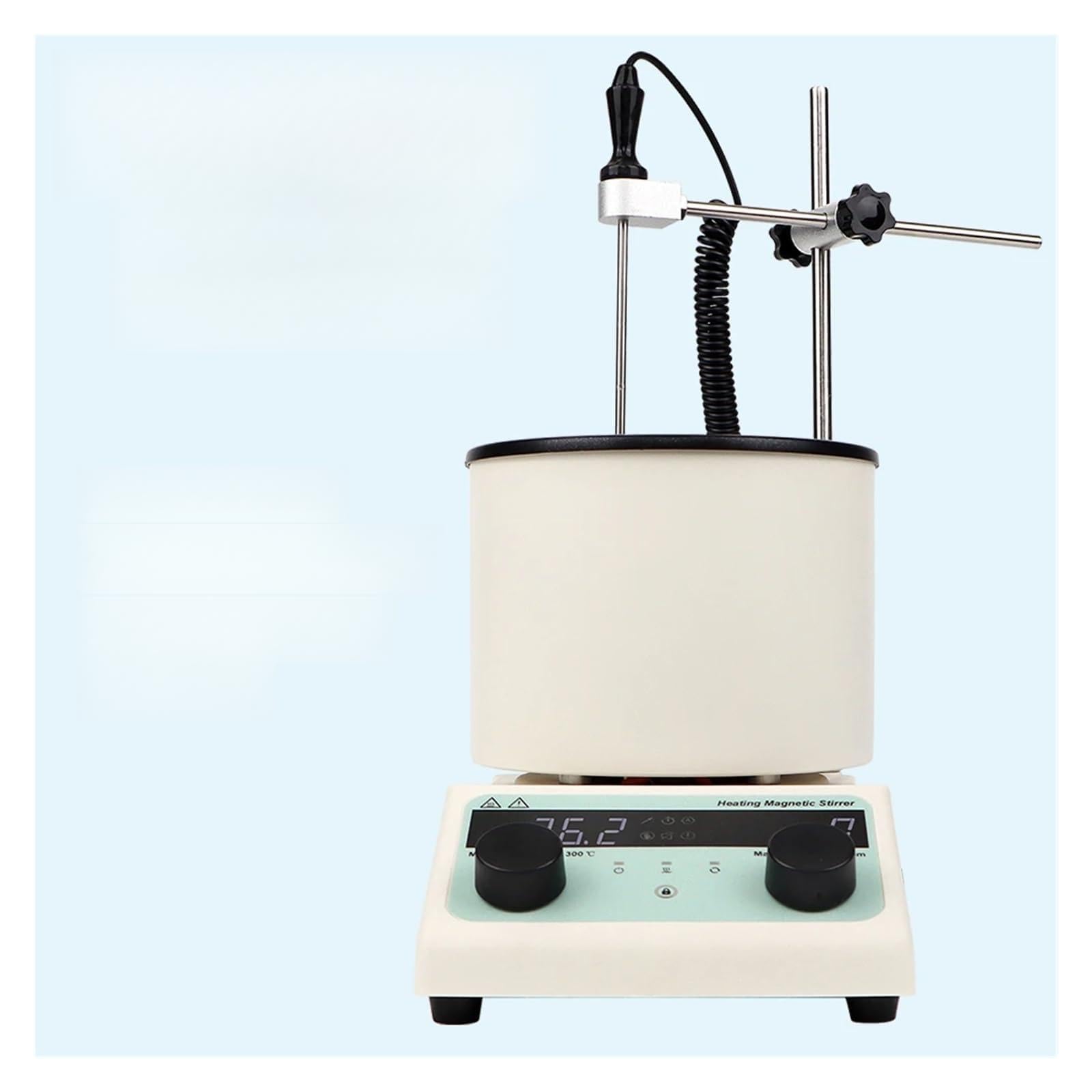 LNHHG Digital Hot Plate 1L Magnetic Stirrer Heating Stirring Pot Laboratory Constant Temperature Digital Display Vortex Mixer Hot Plate 1500RPM(Professional)