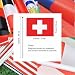 Ckexin 48 Countries Sticks Flag for 2026 World Cup, Small Mini Hand Held Flag Decorations for Football Events, Pub, Classroom, Home Party and Outdoor Sports Gathering