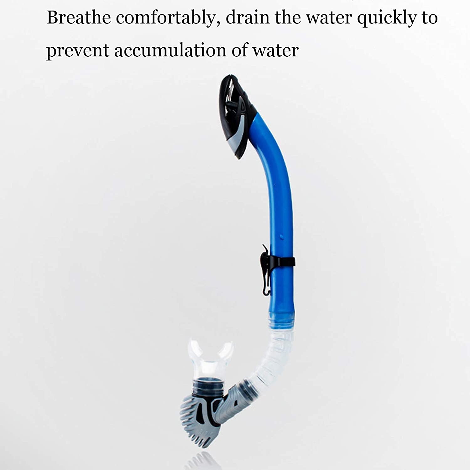 MRKU Maschera da Snorkeling Integrale, Occhiali da Sub Impermeabili ad Alta Definizione, Set da Snorkeling Completamente Asciutto, Adatta al Viso, respirazione Confortevole, Adatta per Adulti