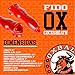 Oxballs Fido Cock Sheath - Manga de Pene, Rojo