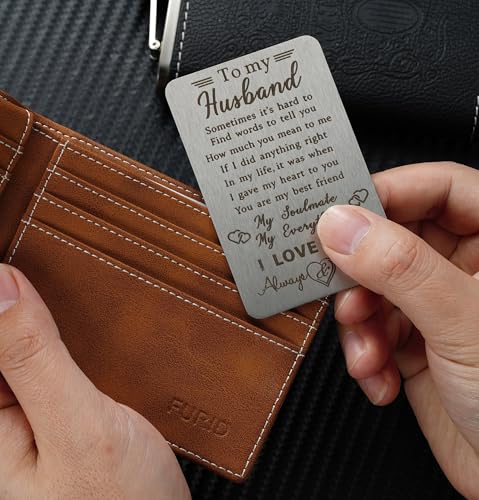 Valentines Day Gifts for Husband From Wife: I Love You Cards Gifts for Him - Wedding Anniversary Presents3