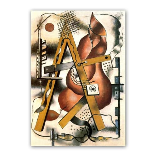 Impression sur toile premium Composition Triangle 02 affiche artistique haute fidélité
