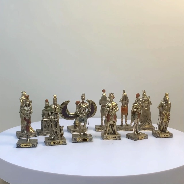 Amazon.com: Will Art Museum Gods of Egypt Statues Sets, 12 Pcs