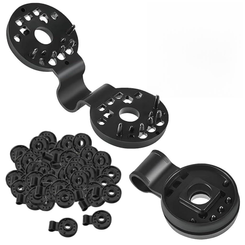 20 Pcs Shade Cloth Clips Heavy Duty Lock Grip Clip - Sunshade Plastic Cloth Clips Shade Netting Clips Greenhouse Garden Anti Bird Netting Agricultural Shade Cloth Clip (Black)-image-36