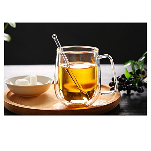 Rddconkit KG000326L 4 Pcs Clear Glass Stirring Teaspoons Coffee Spoon Rod Mixing Spoon Tea Stirrers thumb #2