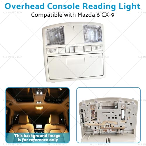 Luz de lectura consola techo para Mazda 6 CX-9 2009-2015 miniatura 2