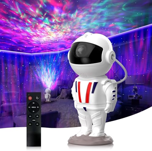 Astronaut Galaxy Projector?Night Light for Kids?Star Projector with Timer and Remote Control, Starry Nebula Ceiling LED Lights for Bedroom, Gifts for Girls and Teens