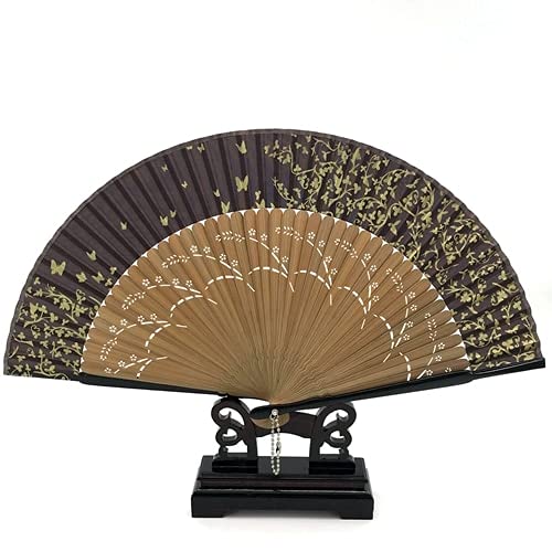 Ventilateur pliant japonais soie sakura pour cadeau de mariage invités