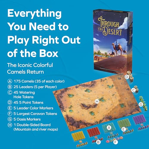 Through The Desert - Juego de mesa clásico de estrategia miniatura 5