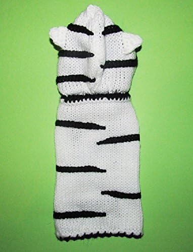 Miniatura 3 de Suéter de cebra para perro, disfraz de taza de té, ropa para perro pequeño Yorkie Chihuahua con capucha para cachorros, tallas XXXS