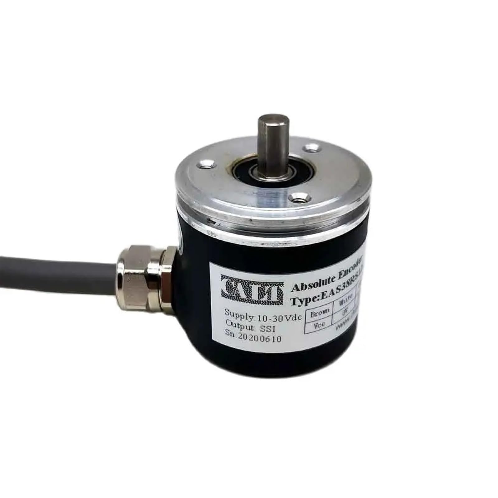 Encodeur rotatif absolu SSI EAS38 avec résolution 4096 et code binaire - 7