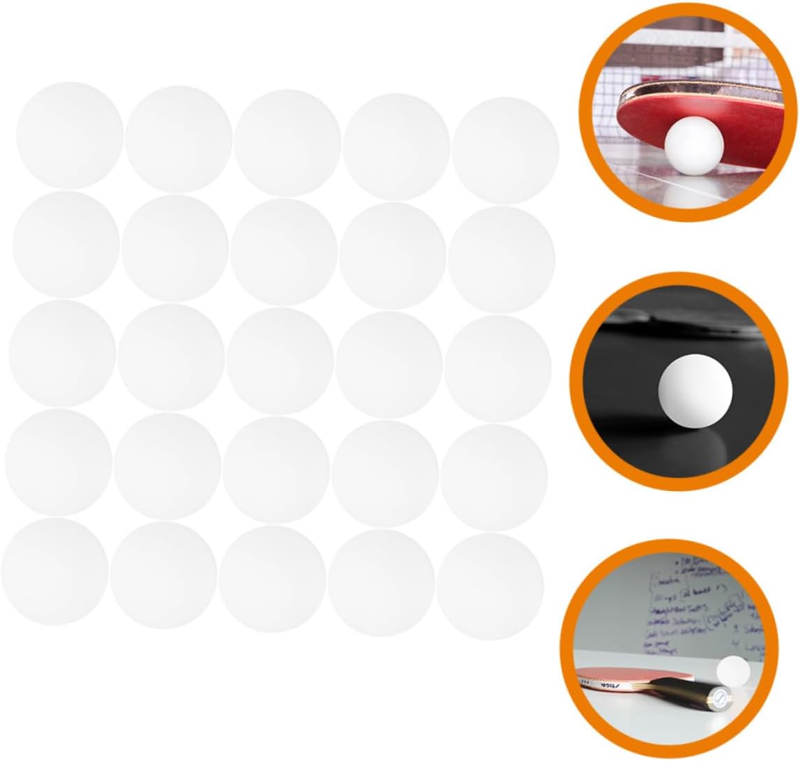 Toyvian High Bounce Table Tennis Balls Durable Practice Balls for Training and Skill Development for Beginners
