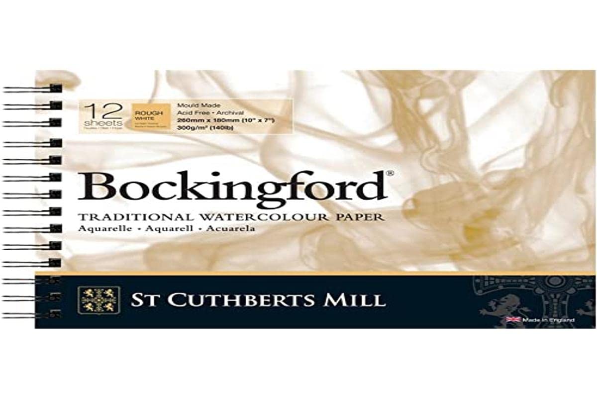 Bockingford 300gsm Spiral Pad 10" x 7" (260 x 180mm) Rough
