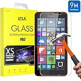 UTLK Microsoft Lumia 640 XL Screen Protector Tempered Glass HD Clear Buble-free, Lumia 640 XL Tempered Glass Screen Protectors Anti-scratch