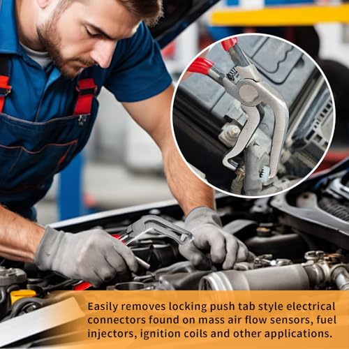 Image of 2 PCS Electrical Disconnect Pliers for Cars, 60 Degree Automotive Electrical Connector Pliers and Electrical Connector Separator Tool