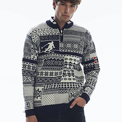 Dale of Norway History Unisex Sweater - Men’s Sweaters - Women’s Sweaters - 100% Lightweight Wool Sweaters - Men’s Pullovers2