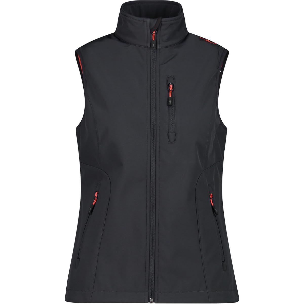 CMP - Woman Vest, Anthracite-Poppy, XL
