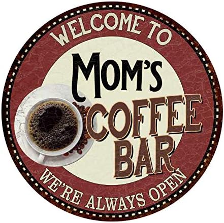 Letrero de barra de café para mamá, decoración de despensa, decoración de cocina, letreros de bienvenida, arte de pared para el hogar, rústico,