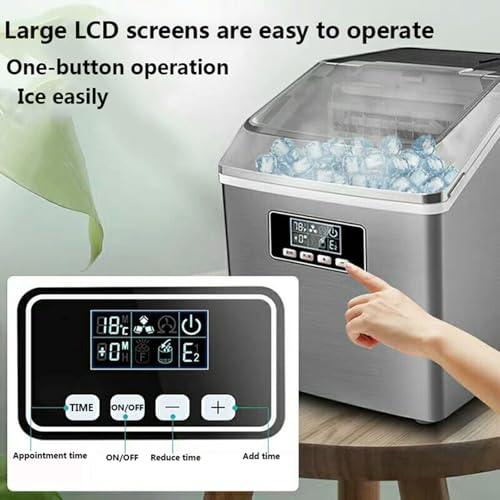 Máquina para hacer hielo de mostrador, 25kg/día miniatura 6
